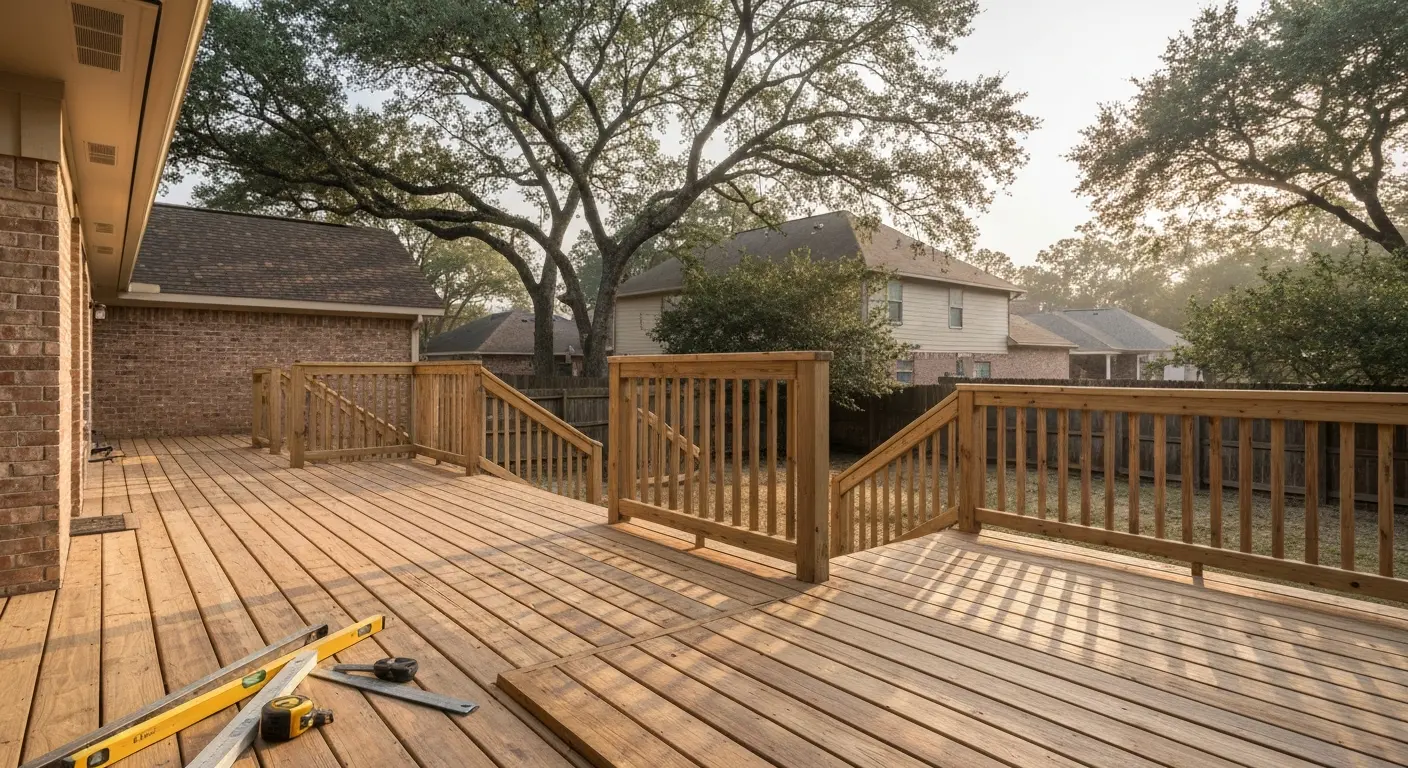 Exterior carpentry project