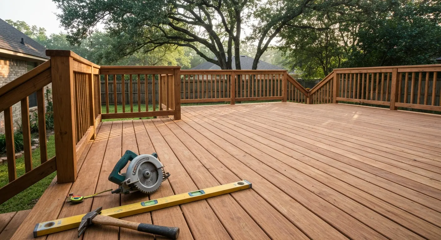 Custom deck construction and repair