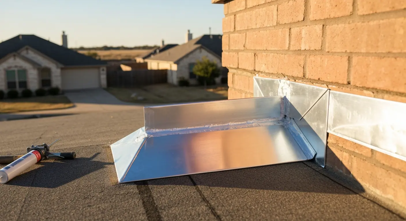 Roof repair and flashing fix