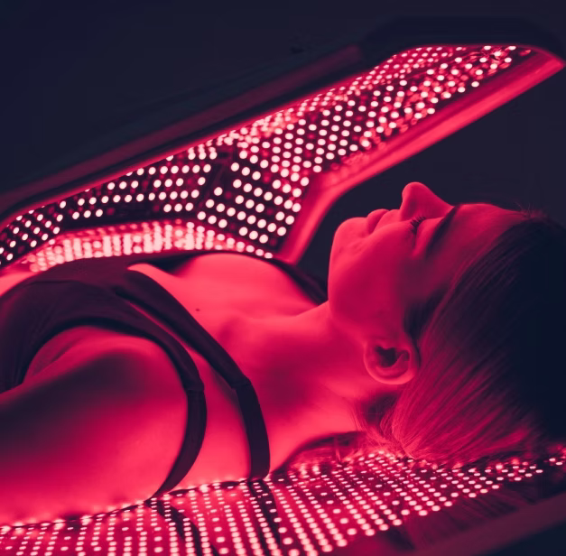 OvationULT Red Light Therapy session at MI Prime Health
