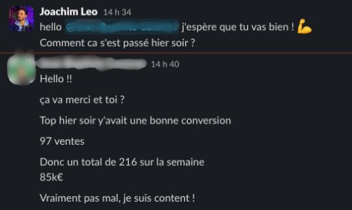 résultat client