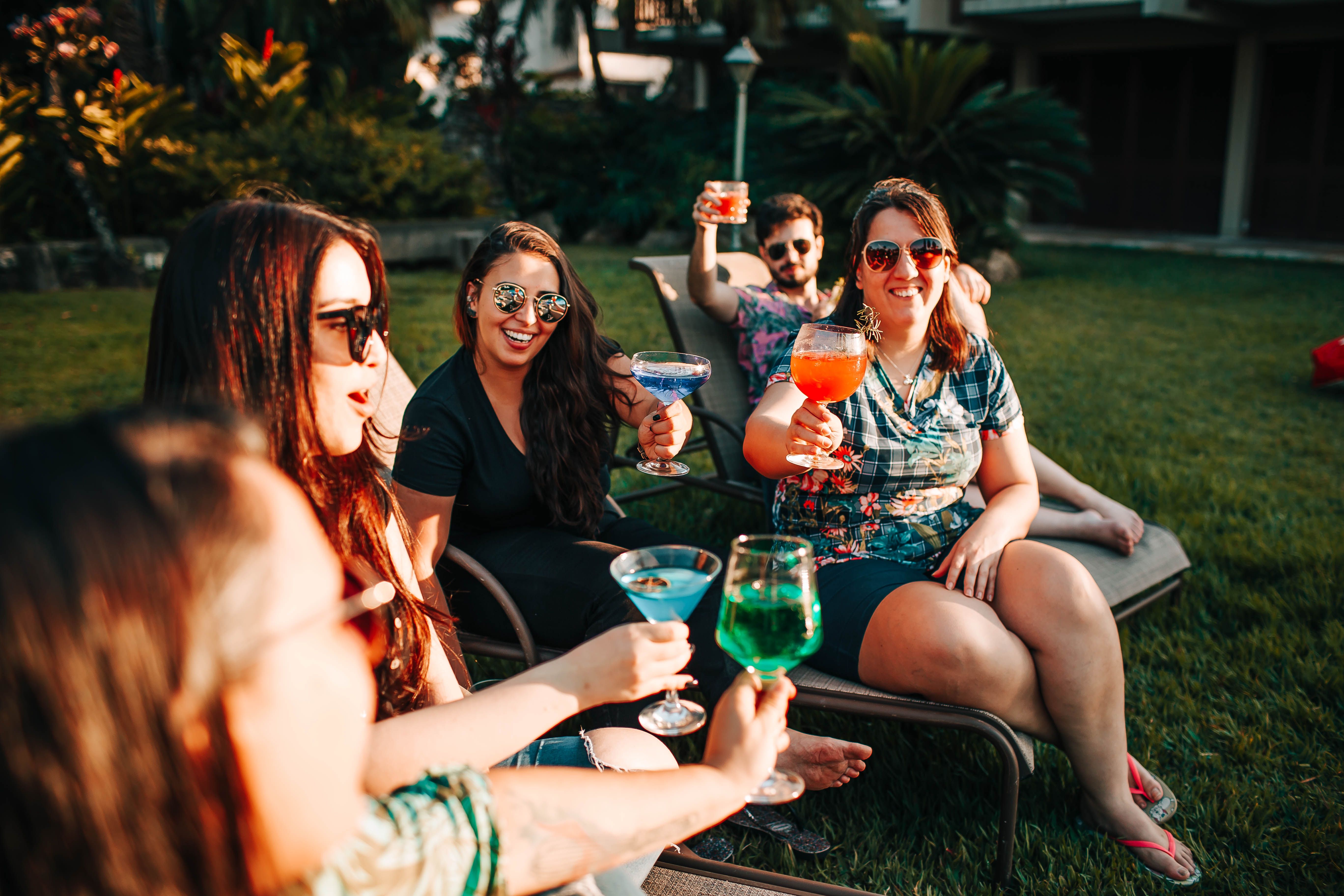 Friends toasting to friendship