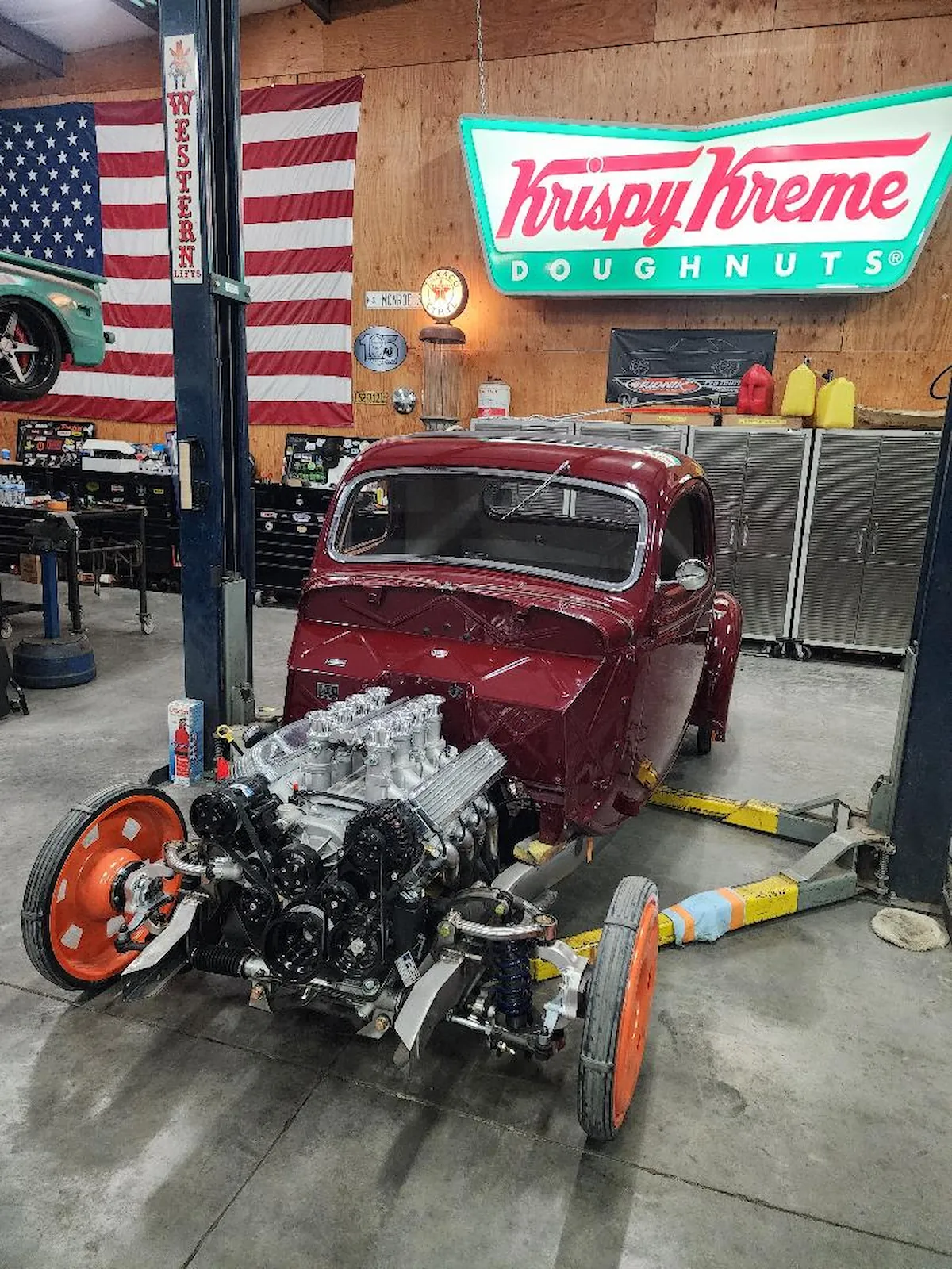 Custom restomod build with significant metal fabrication