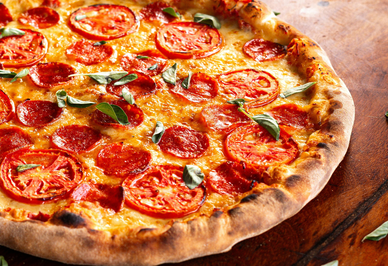 Delicious fresh pizza