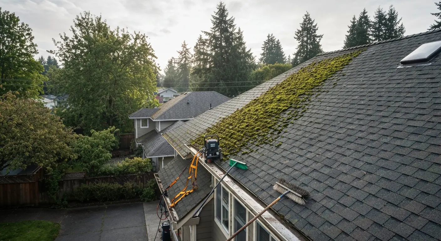 Roof cleaning