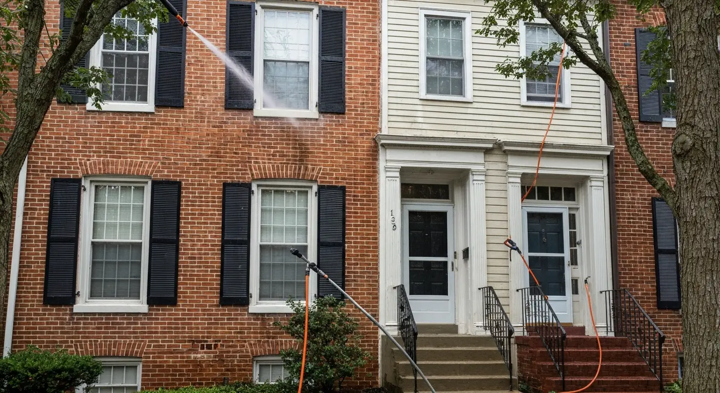 House siding washing in Richmond