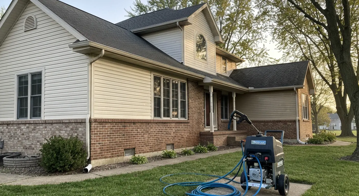 House exterior cleaning