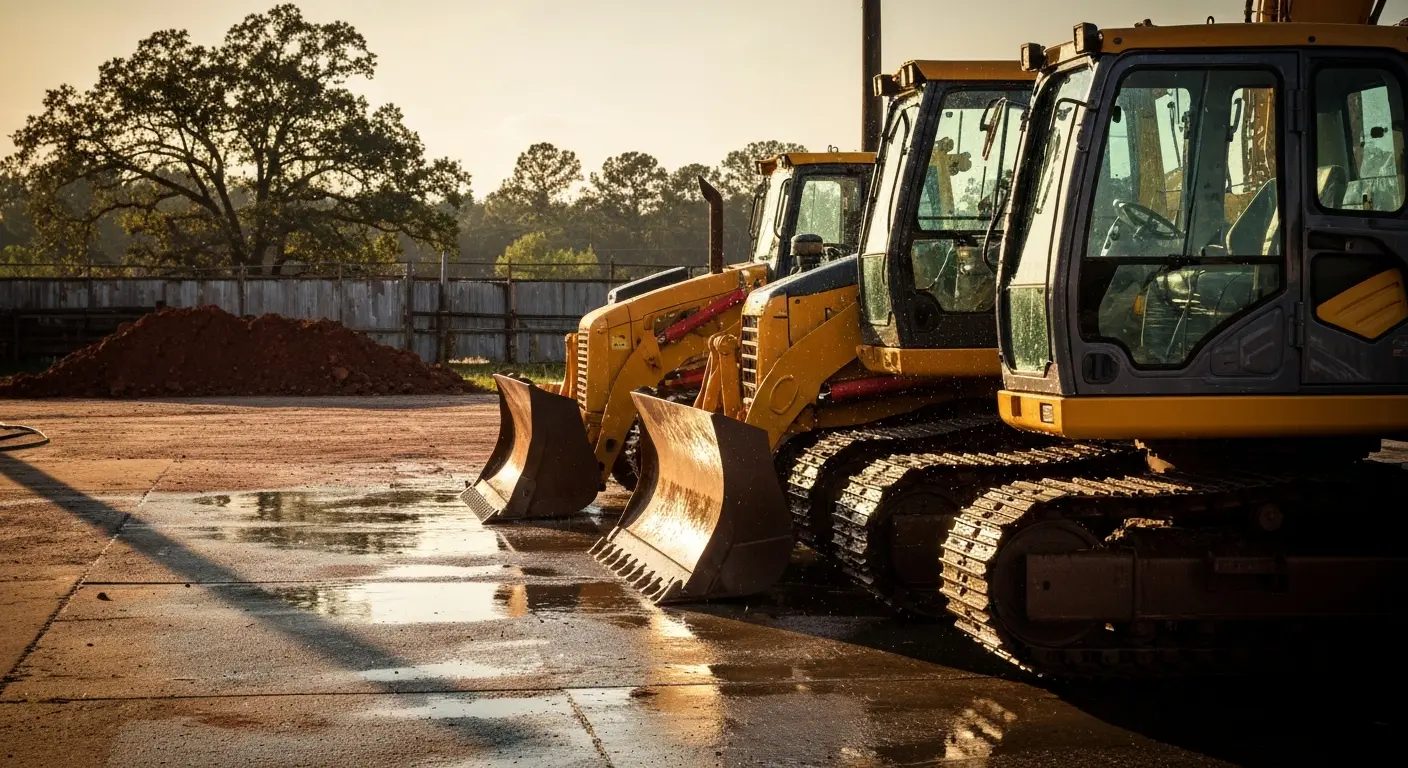 Farm and construction equipment cleaning