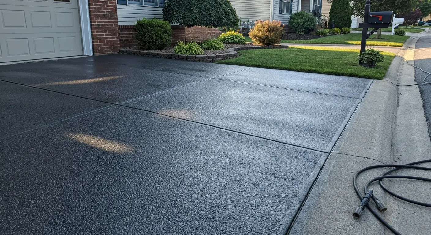 Driveway cleaning service