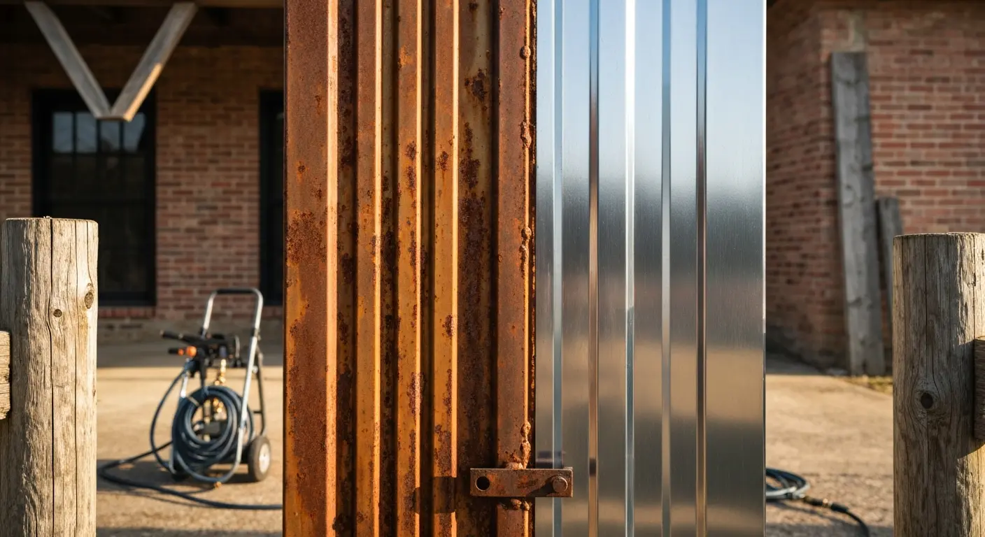 Rust and graffiti removal service