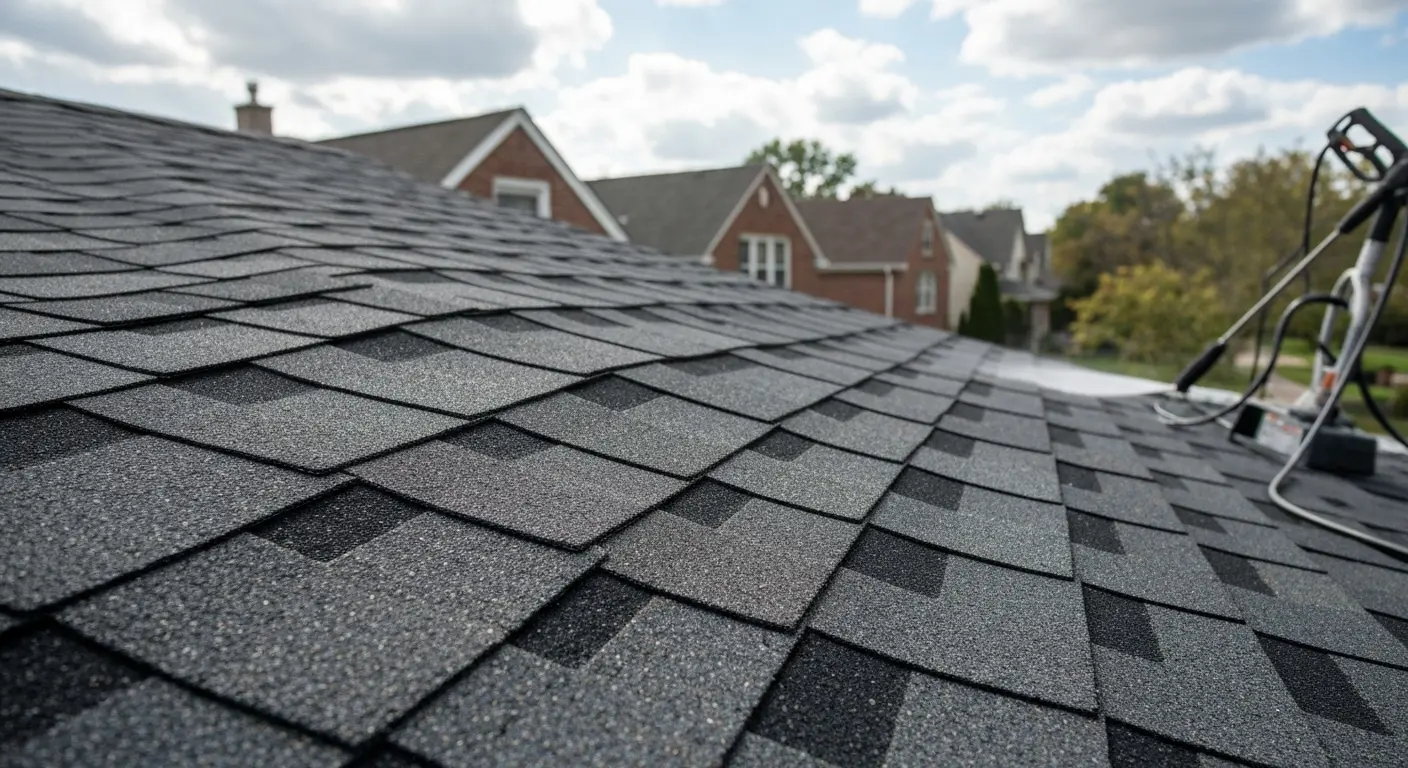 Roof cleaning service