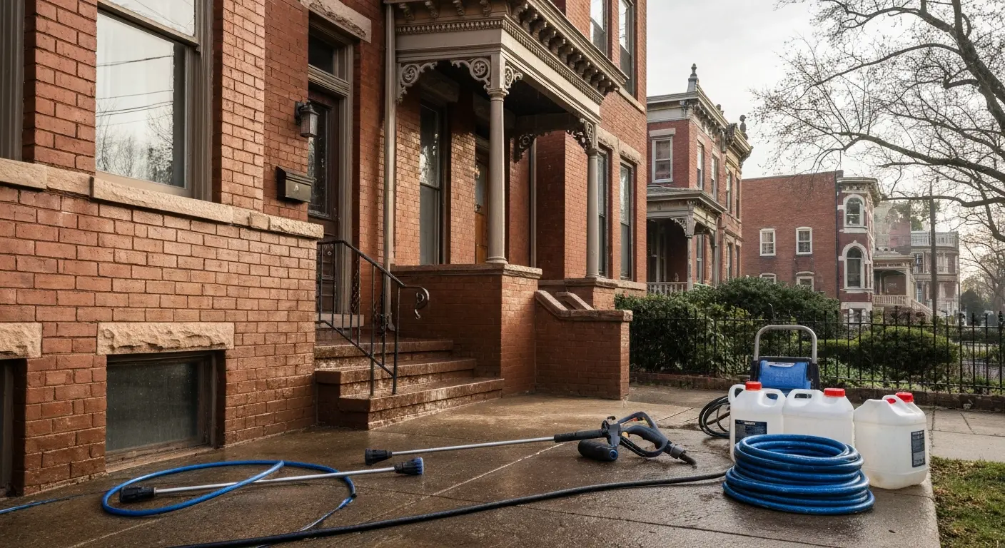 Professional house washing