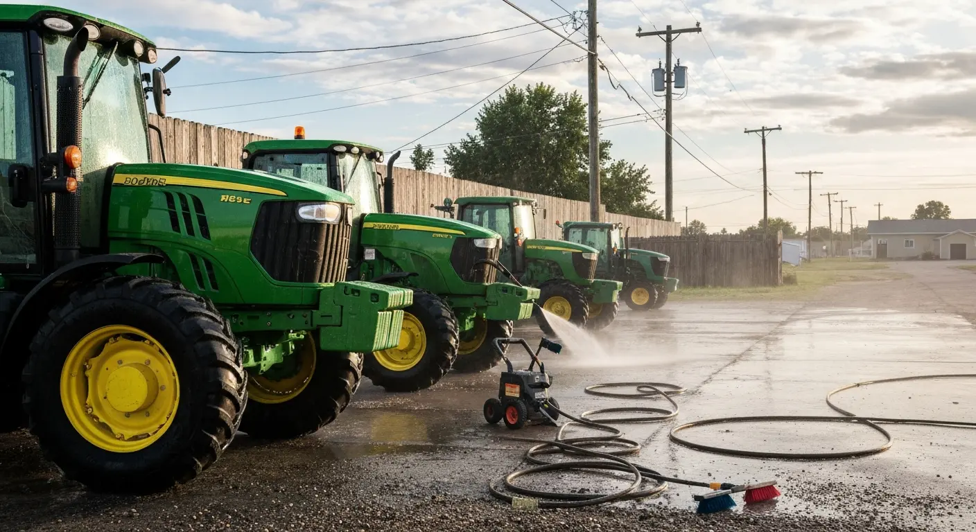 Equipment washing service