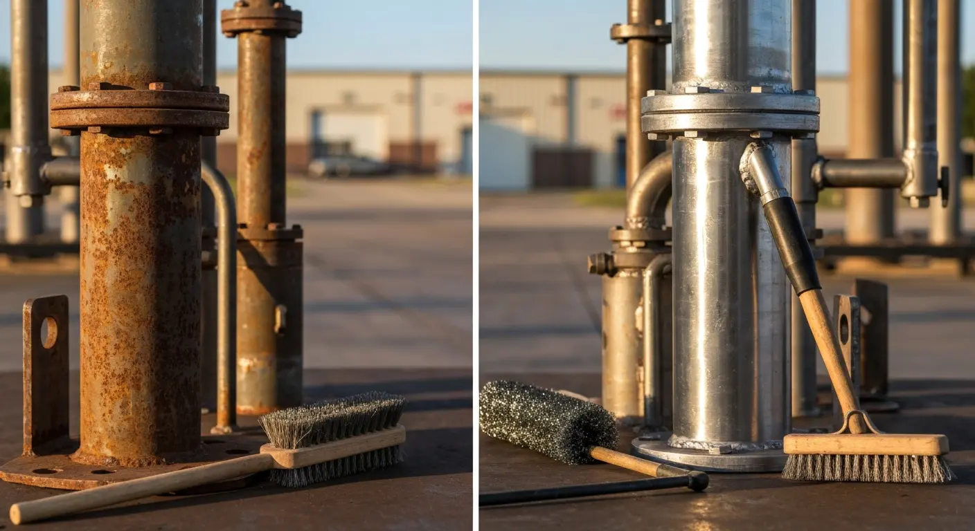 Equipment rust cleaning service