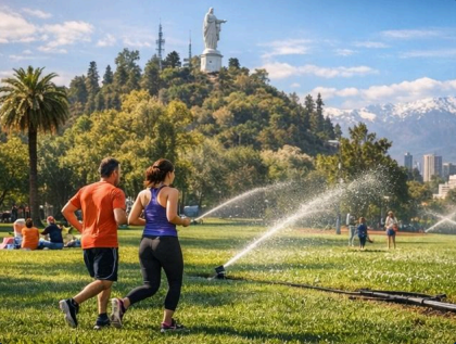 Riego inteligente en áreas verdes de Santiago