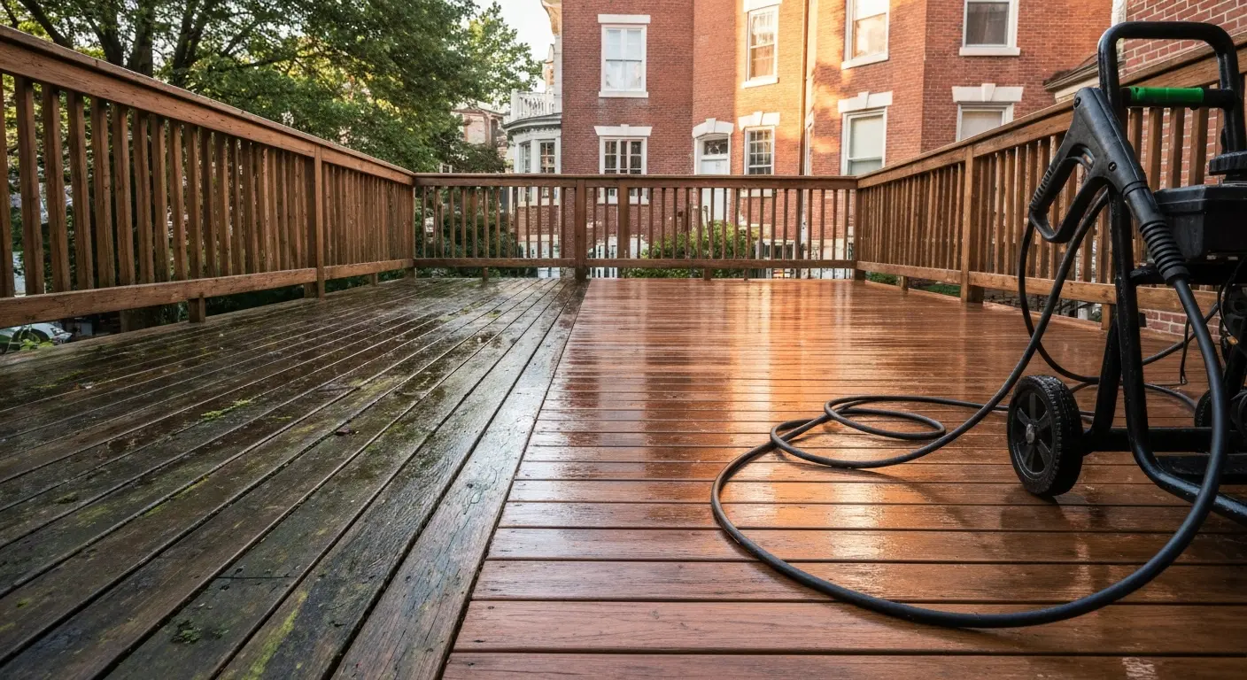 Pressure washing service