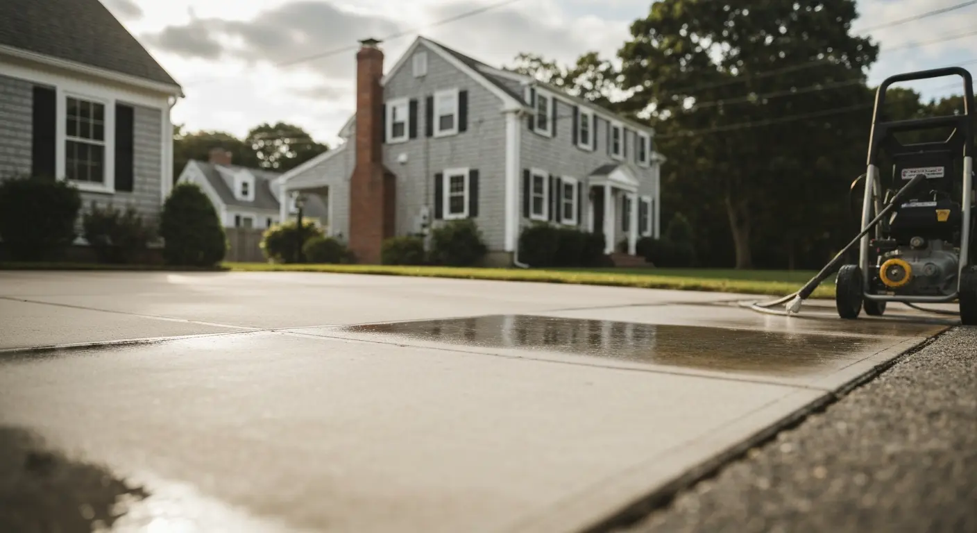 Pressure washing service
