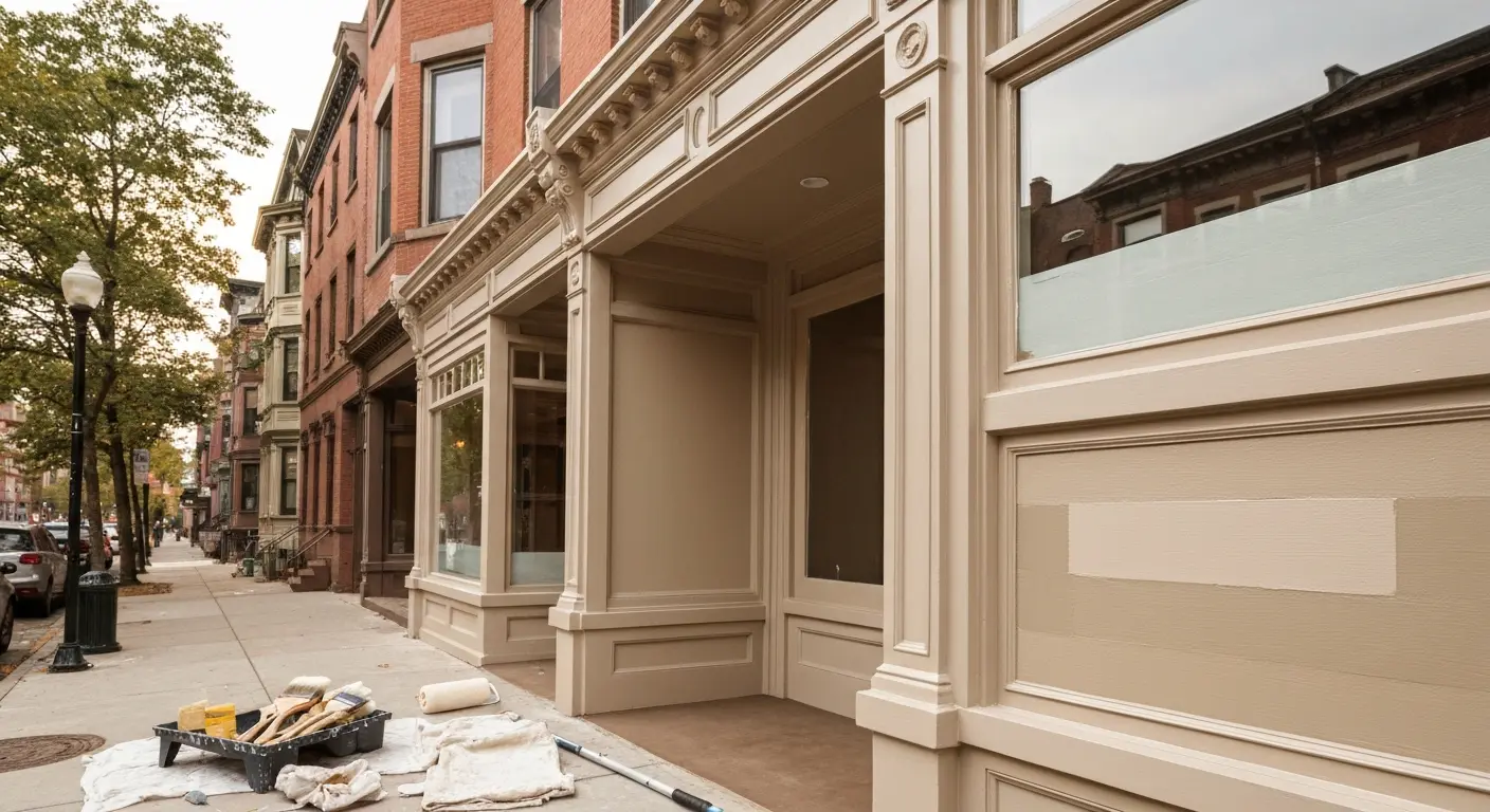 Commercial painting project