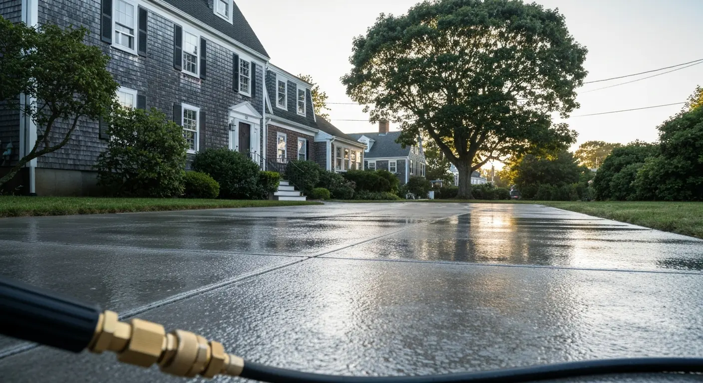 Residential power wash project