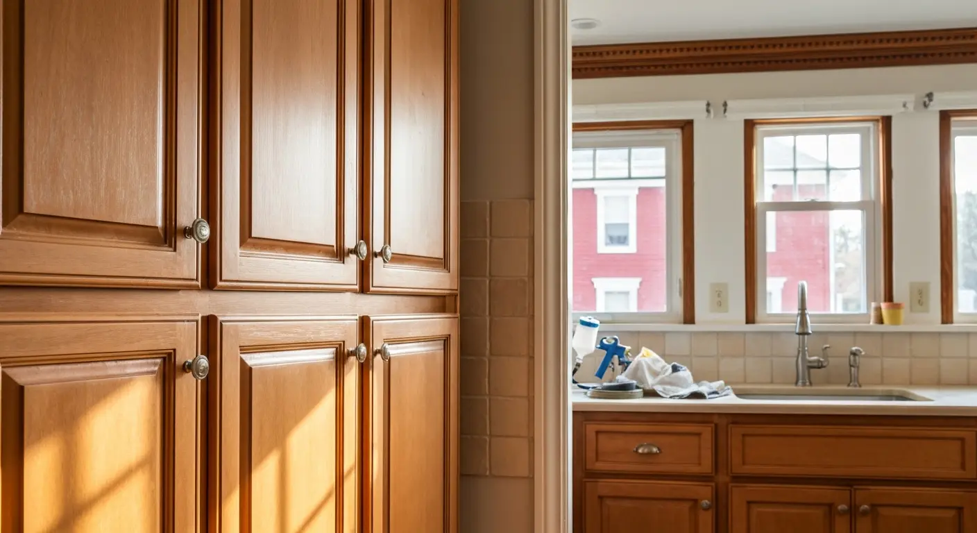 Cabinet refinishing