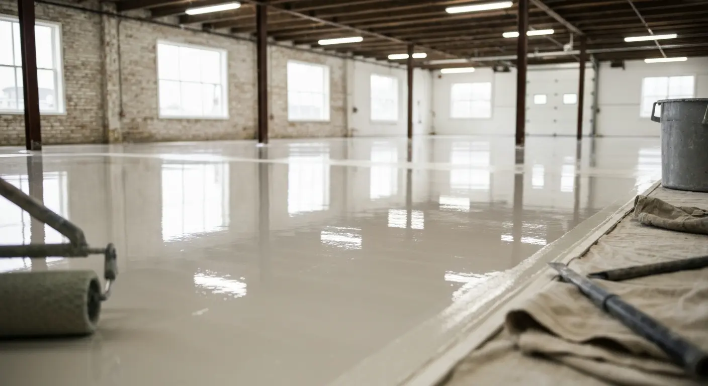 Epoxy floor installation