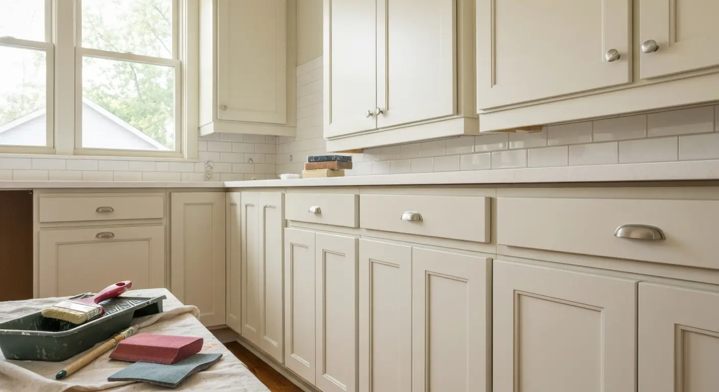 Cabinet refinishing project