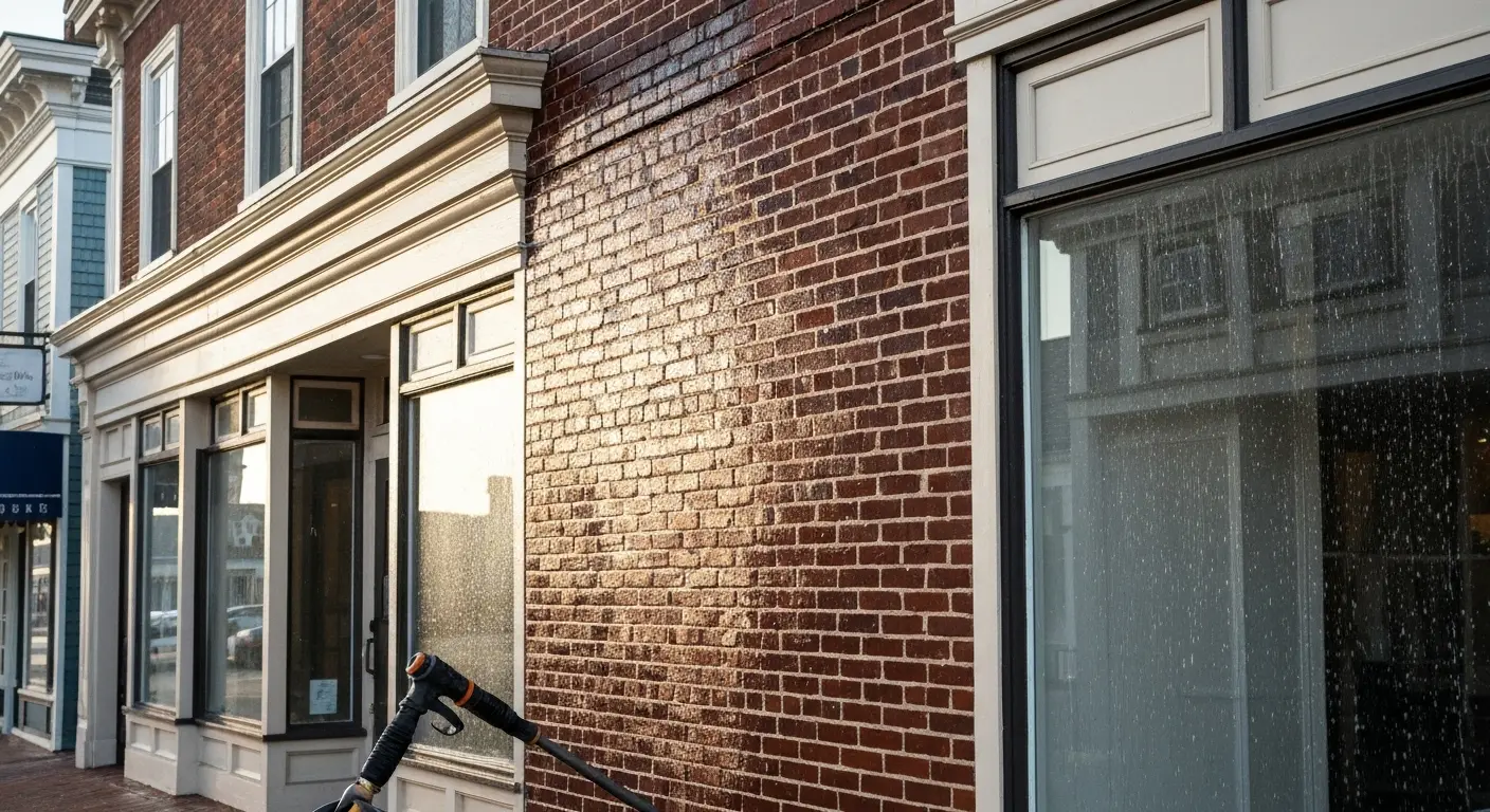 Commercial power wash project