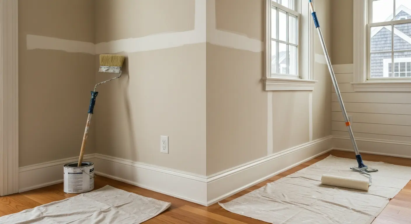 Interior painted room