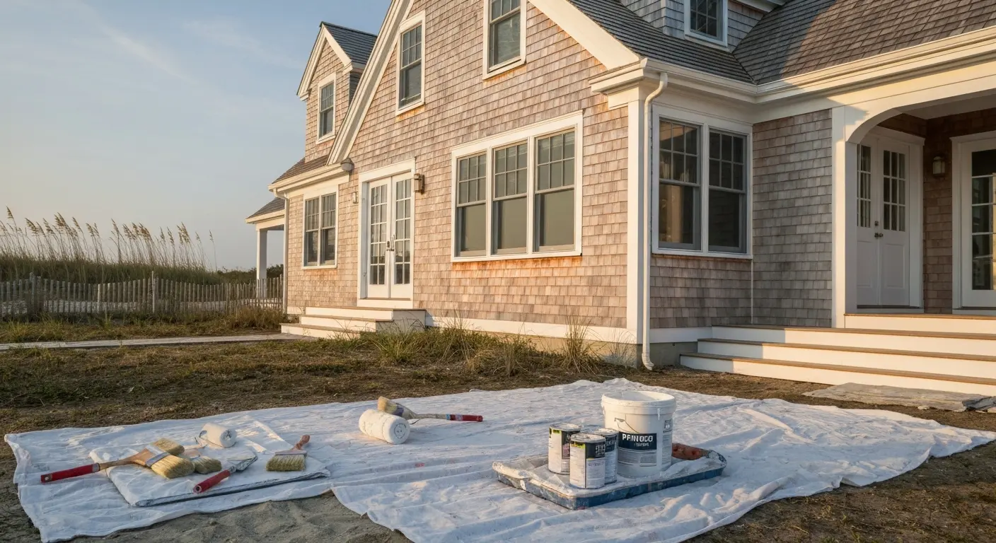 Exterior painting in Mashpee