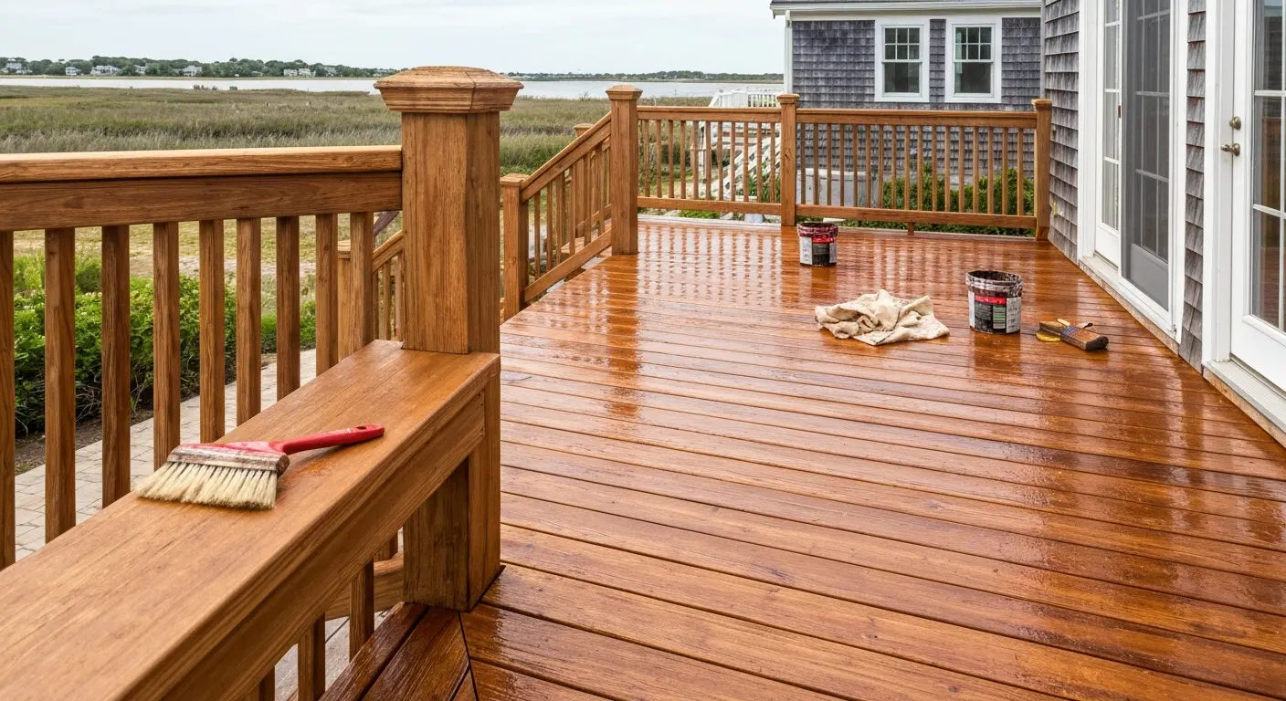 Deck and porch finishing