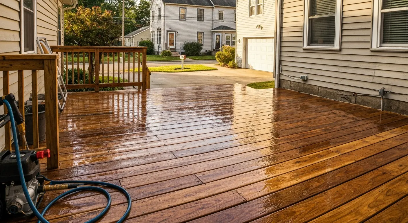 Pressure washing service