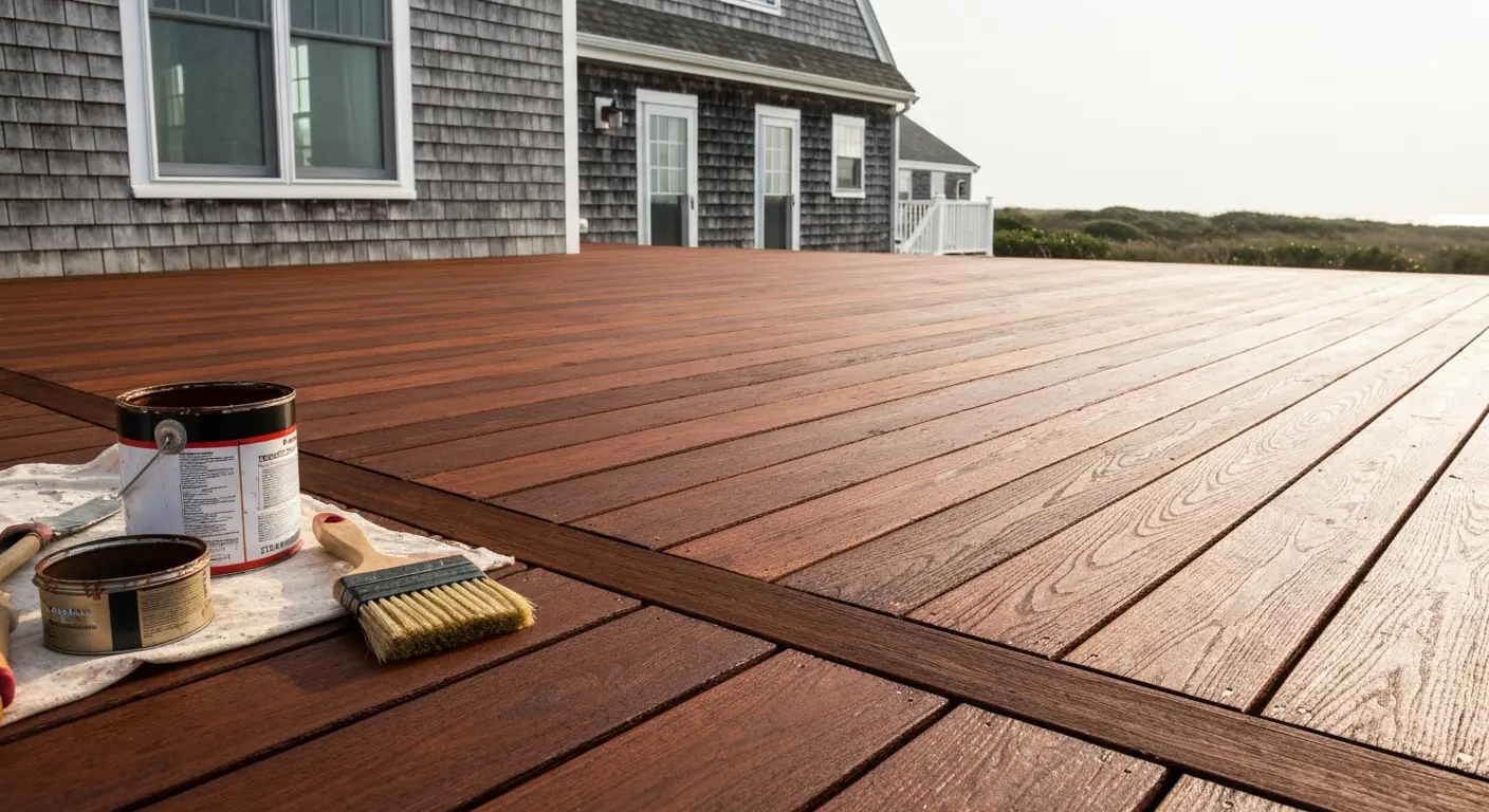 Deck staining and refinishing