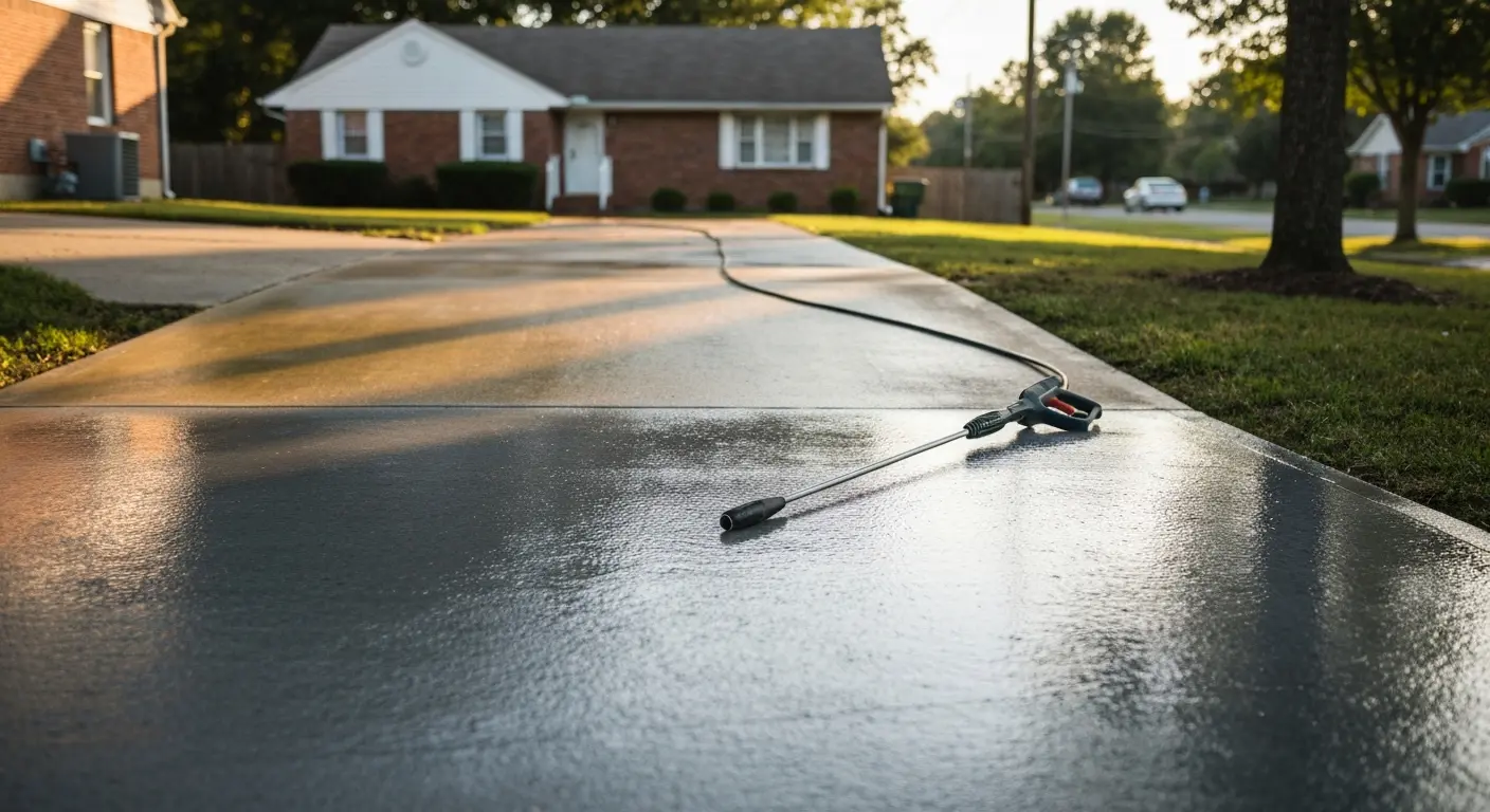 Pressure washing service