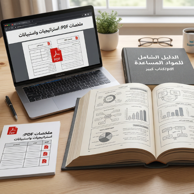 [صورة لـ المواد المساعدة]