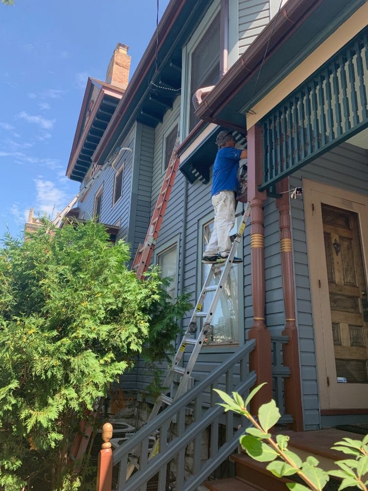 P3 Restoration & Painting team at work