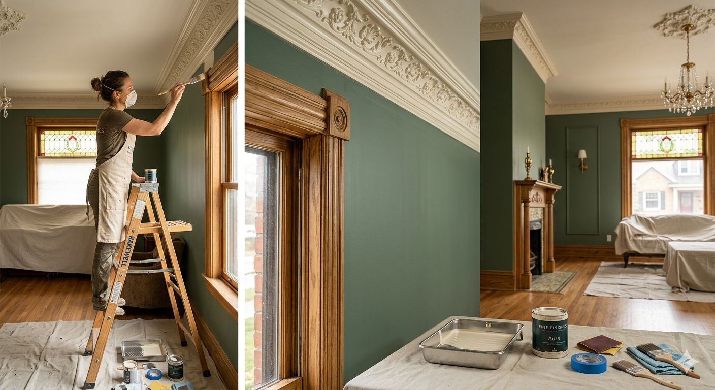 Architectural painting and fine finishes by P3 Restoration & Painting
