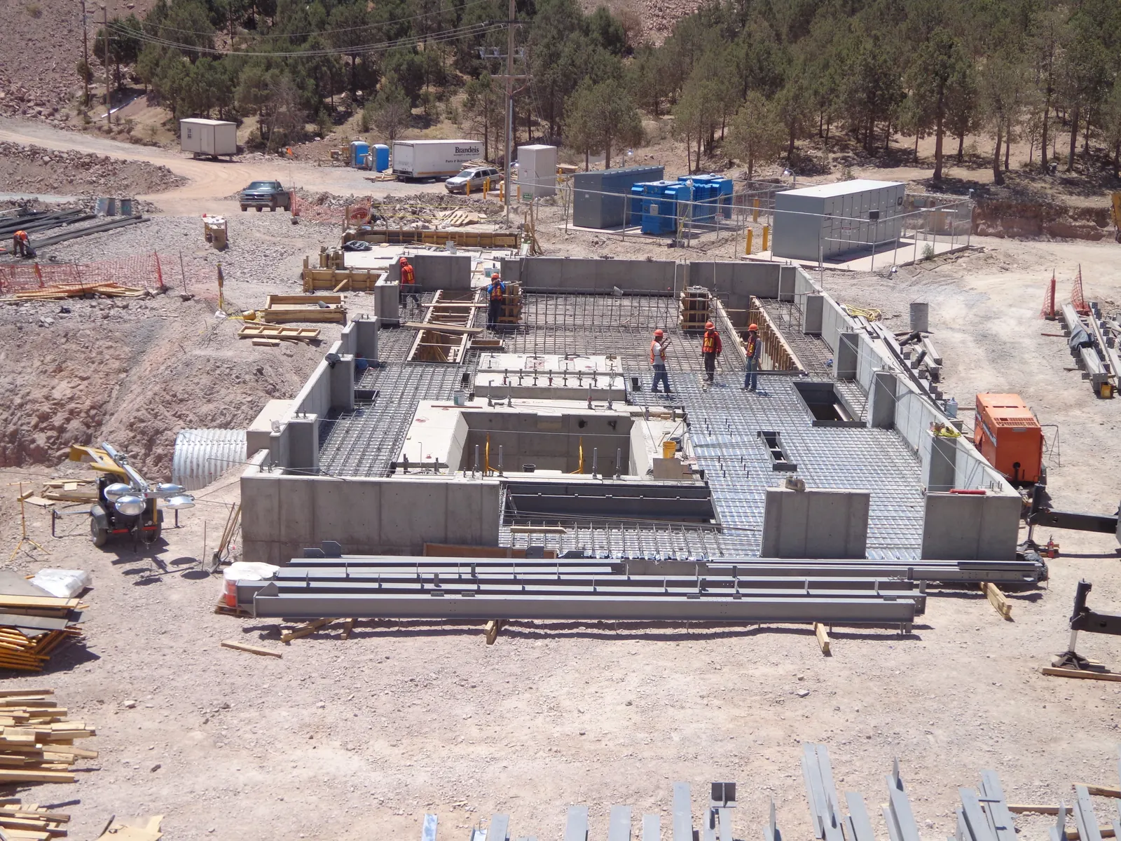 Obra civil de casa de malacate
