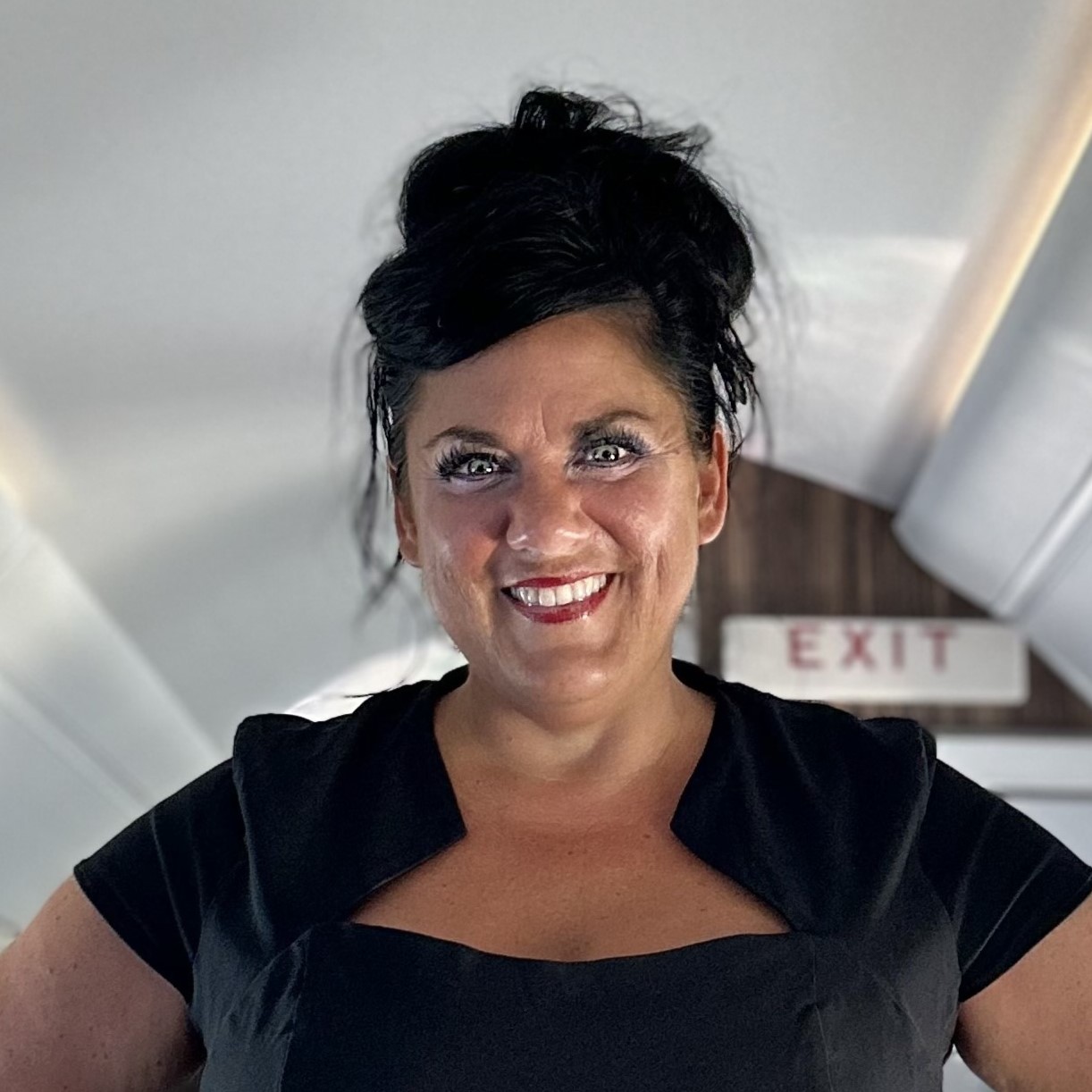 Natalie Rader, corporate flight attendant and founder of Yours Inflight
