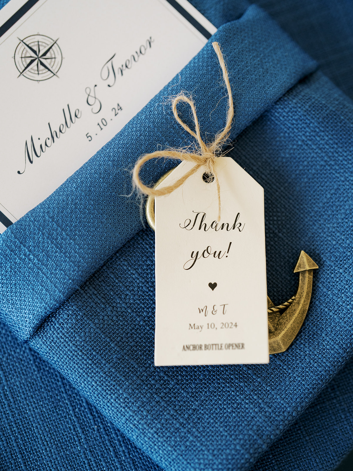 Michelle and Trevor wedding reception details