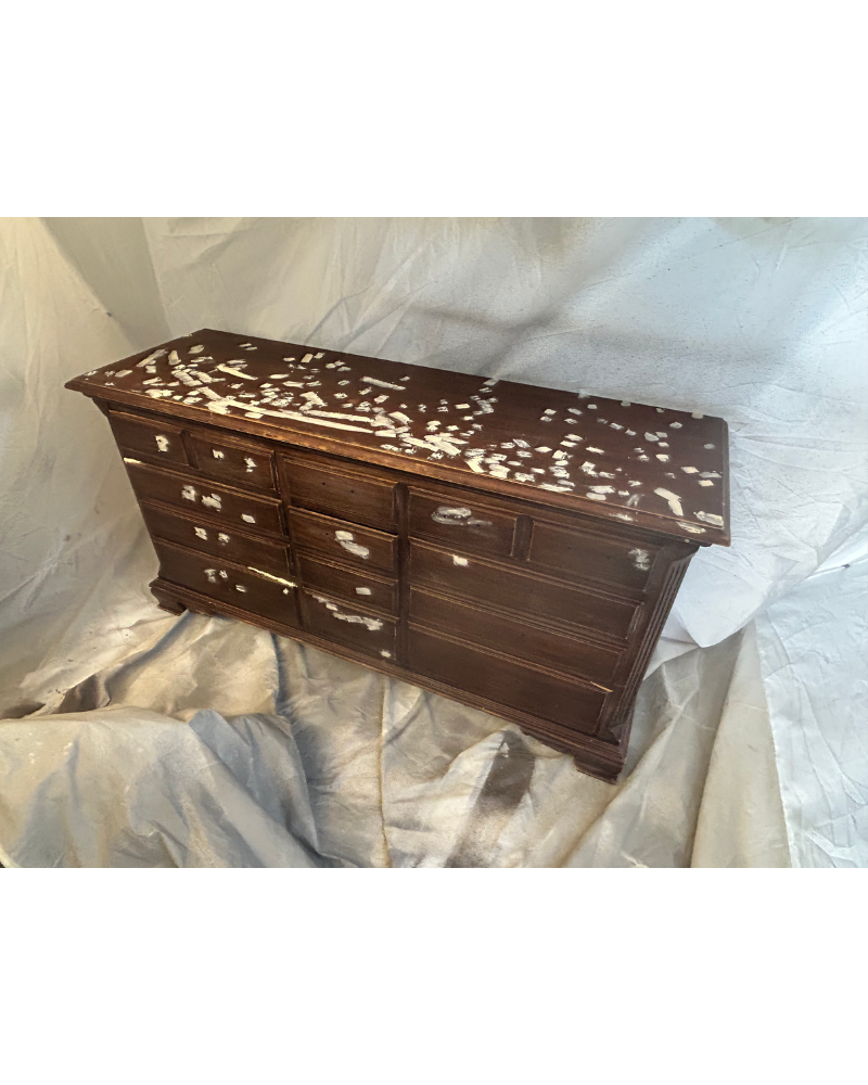 7-Drawer Coffee Dresser Before