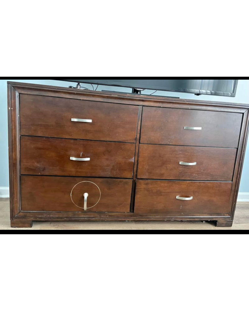 Greybox 6-Drawer Dresser Before