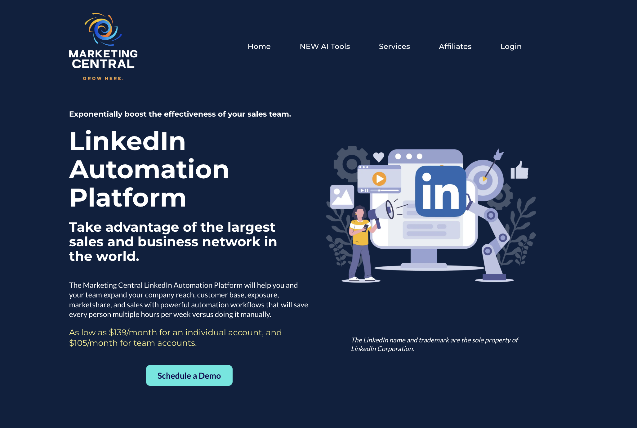 AI LinkedIn Automation Platform