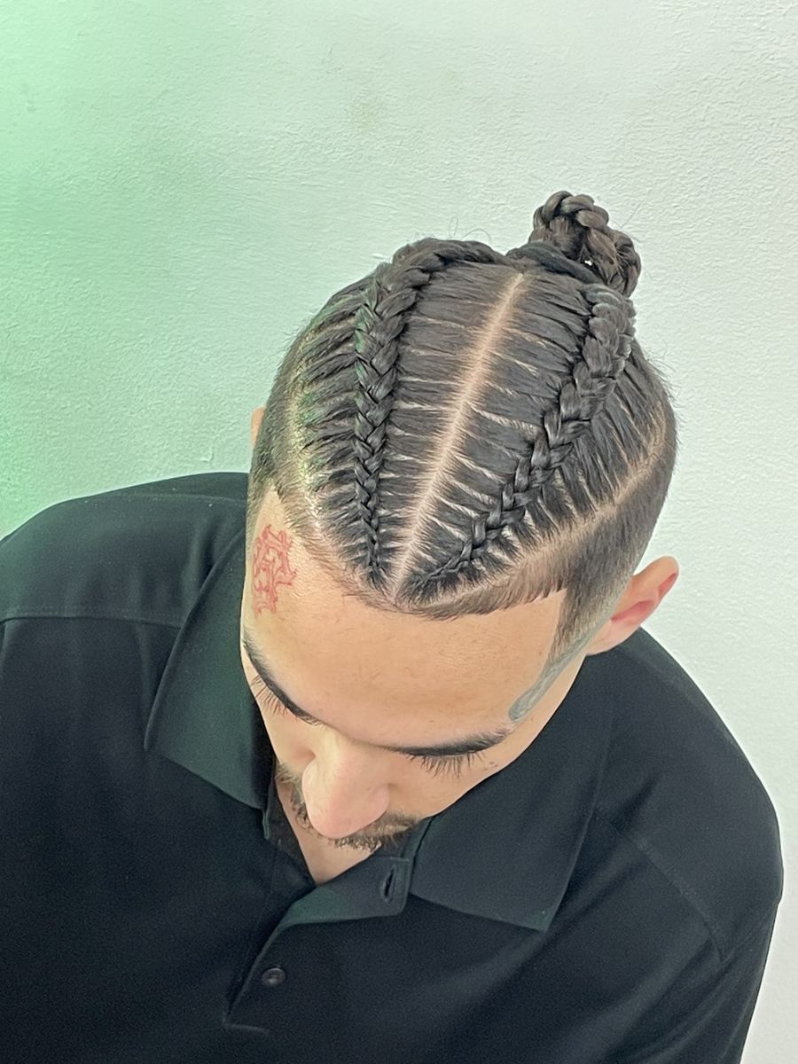 Trenzas cosidas