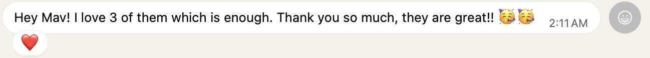 Client testimonial