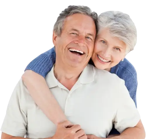 Happy older couple smiling after securing an EverGuard Advisors Policy