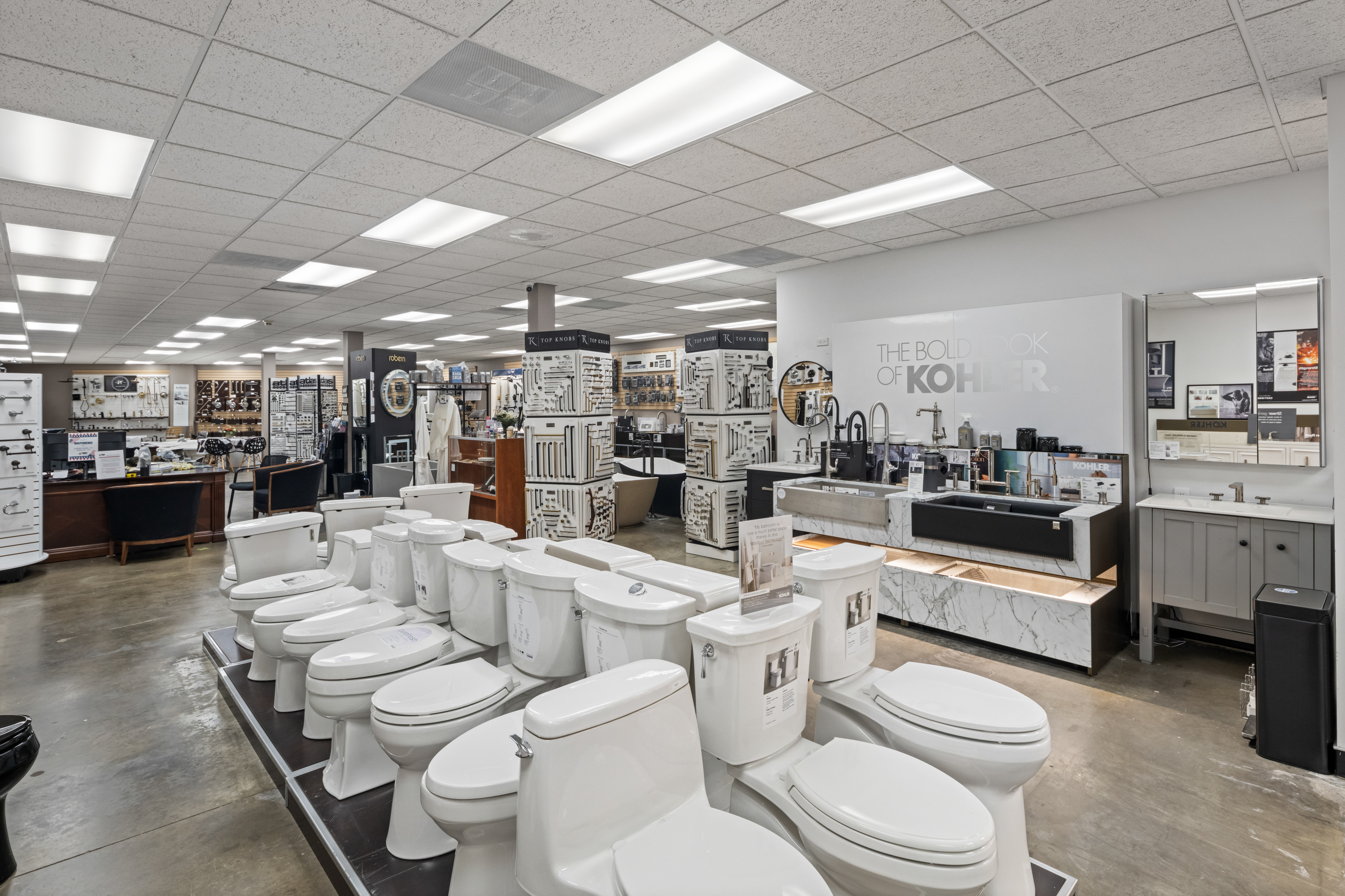 Golden West bathroom showroom