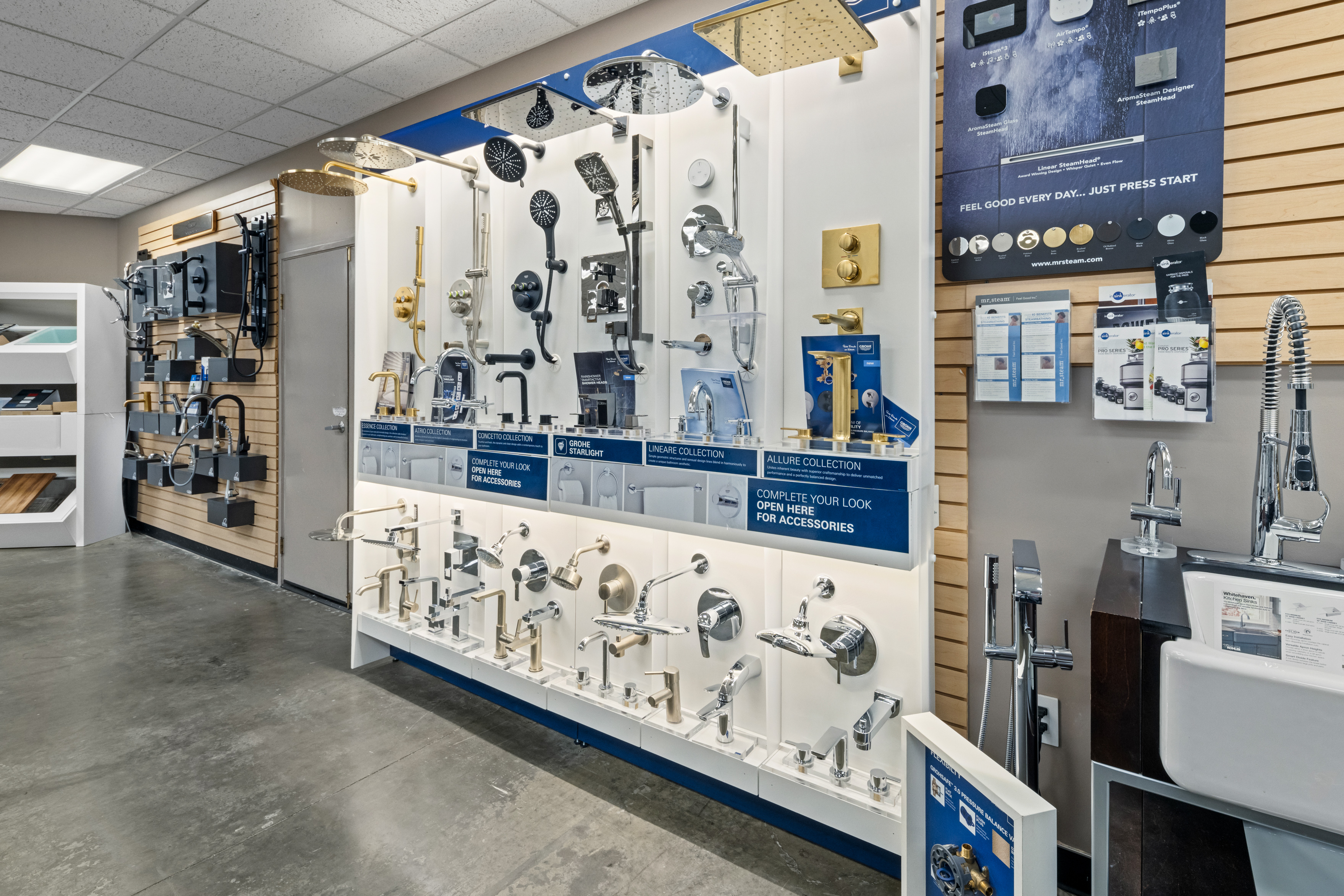 Golden West faucets and shower systems