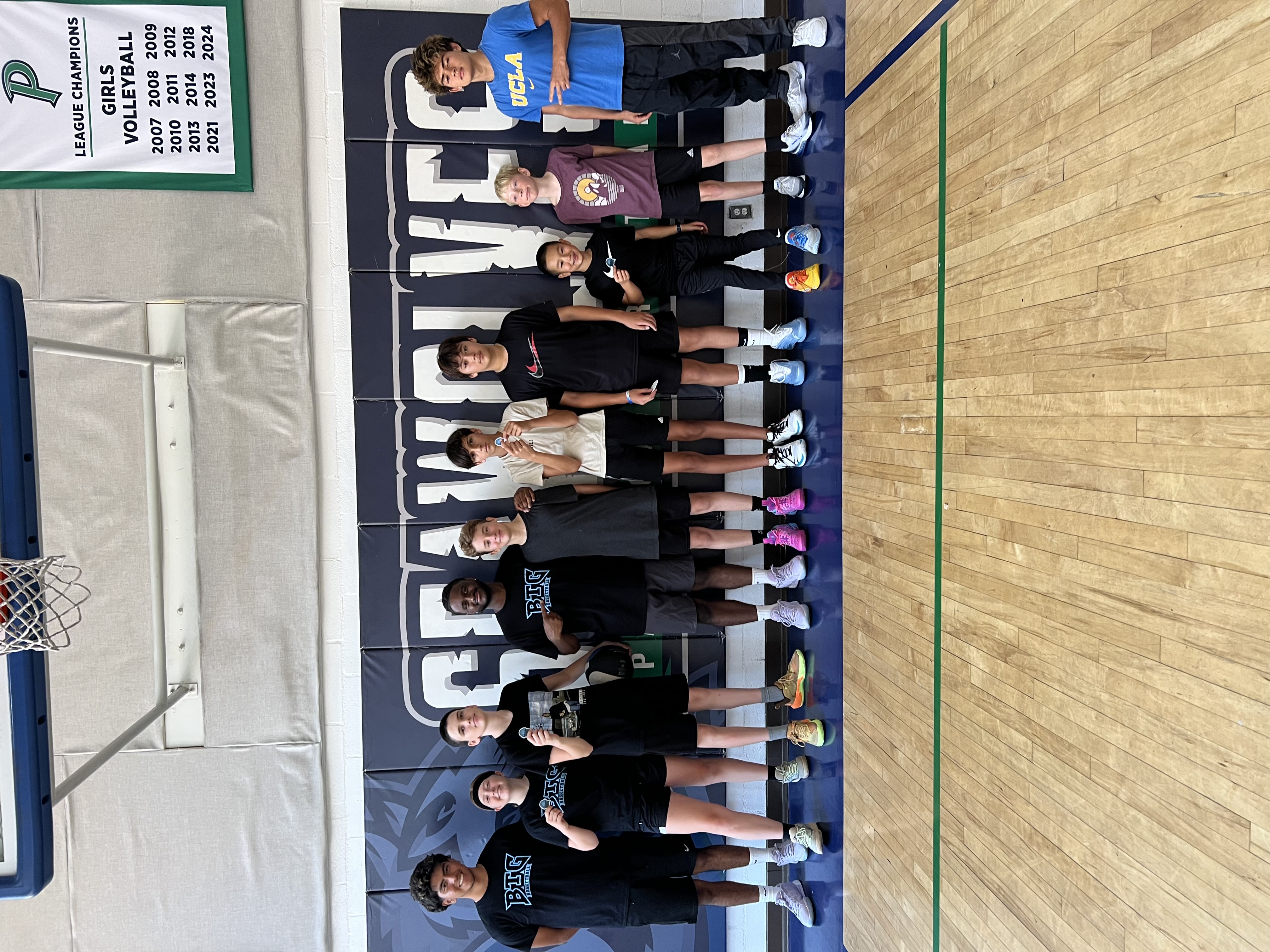 BTG Basketball Summer Camp athletes training together in Santa Monica