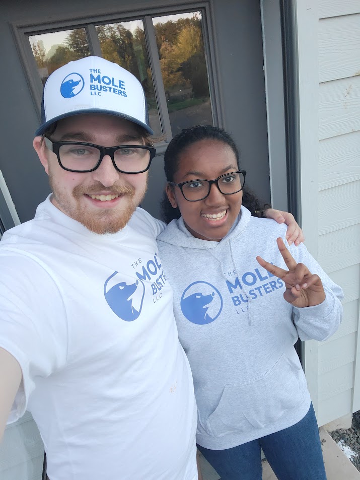 Mak and Maleah, owners of The Mole Busters