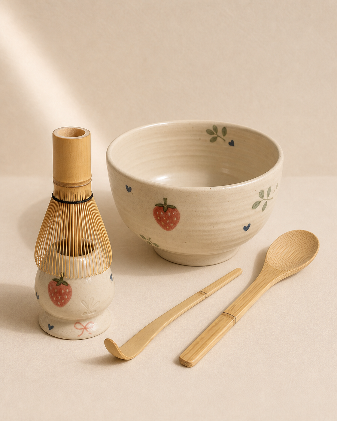 Kit para preparar matcha
